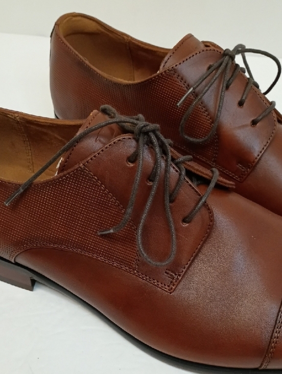 Florsheim Brown Leather Cap Toe Oxford Dress Shoes Size 13 main image 12